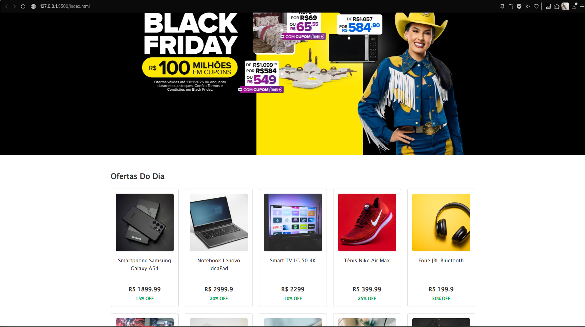 Miniatura do projeto Mercado Livre Replica